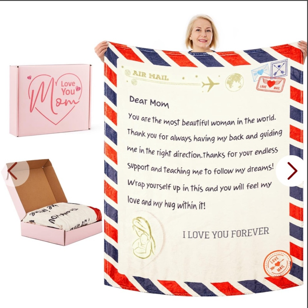 ♥️ Cozy Blanket for Mom